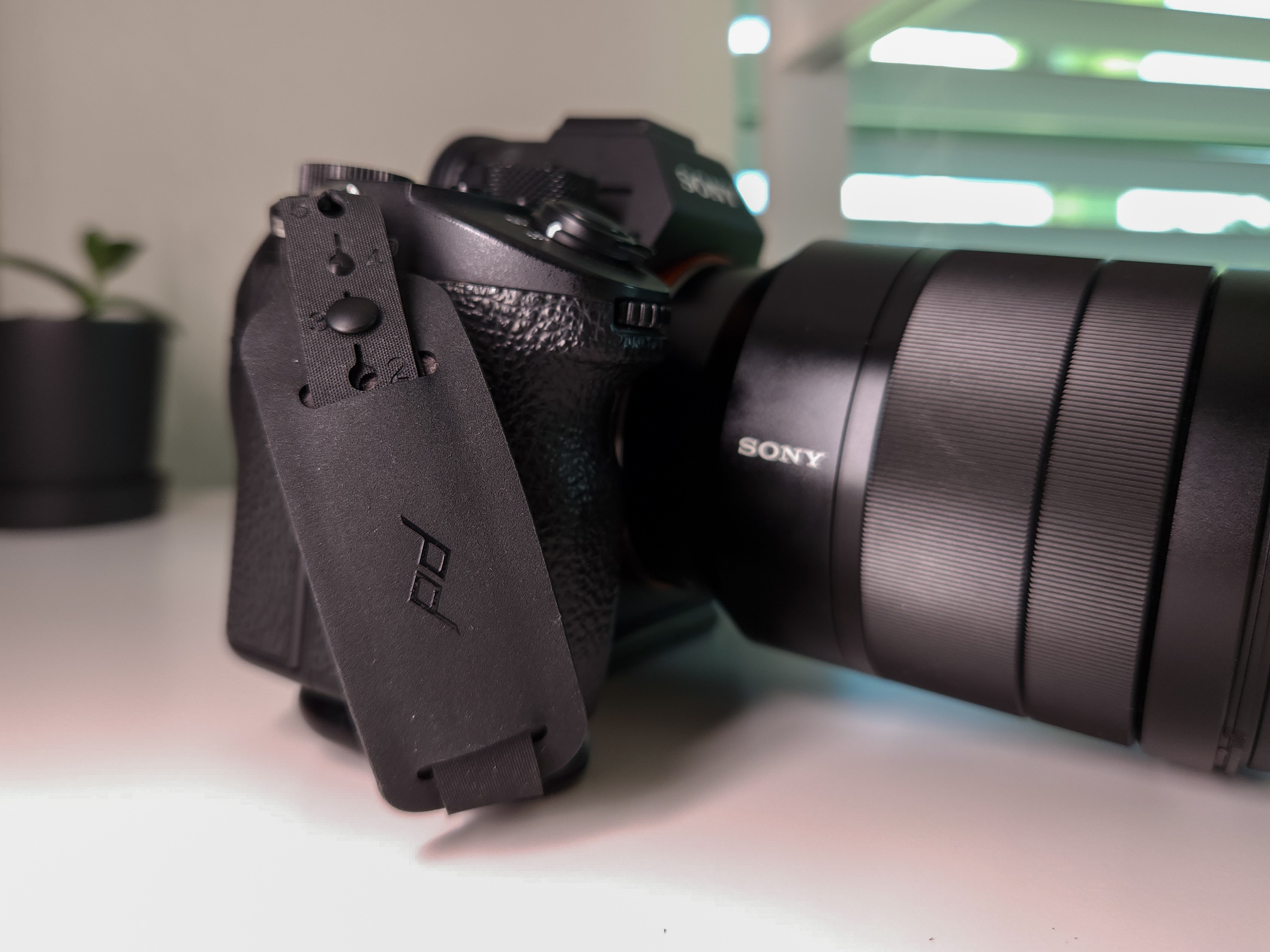 Peak Design Micro Clutch on a Sony a7 III