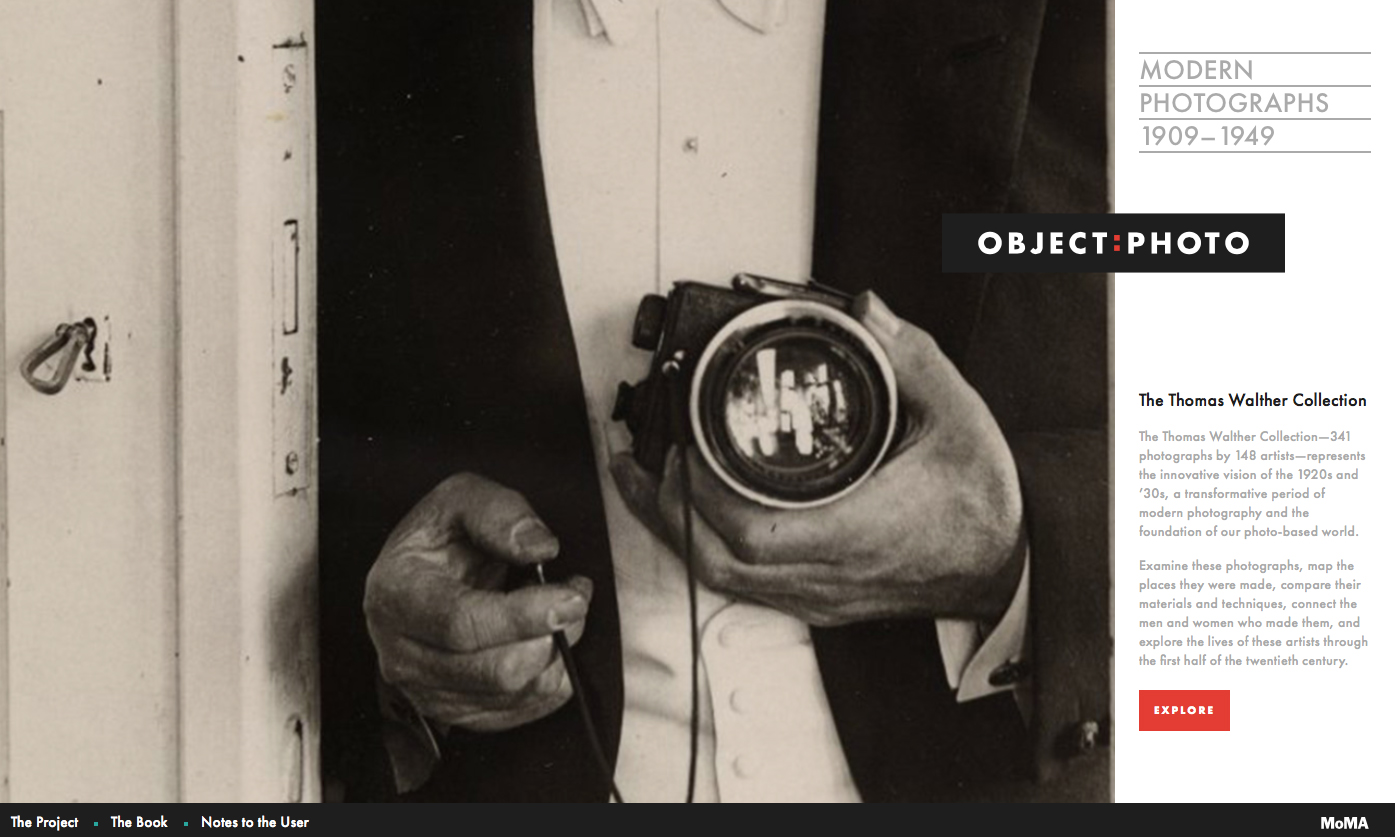 MoMA Launches OBJECT:PHOTO, Interactive Photography Conservation Website