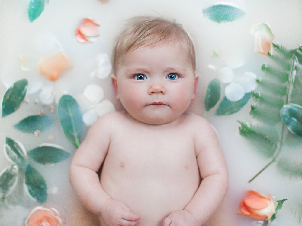 How to create surreal milk bath photography
