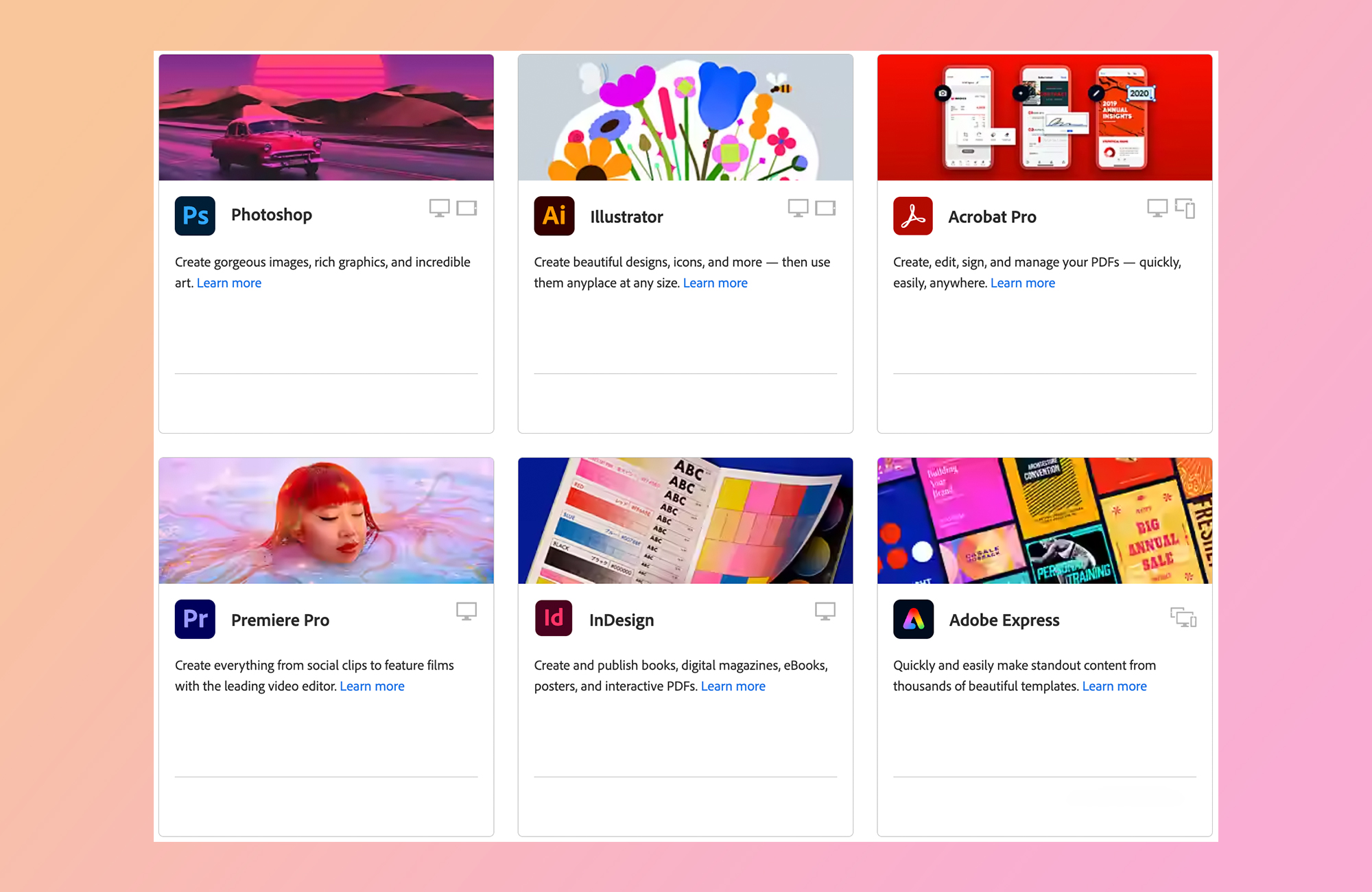 Save more than 60% on Adobe Creative Cloud right now if you’re a student or teacher