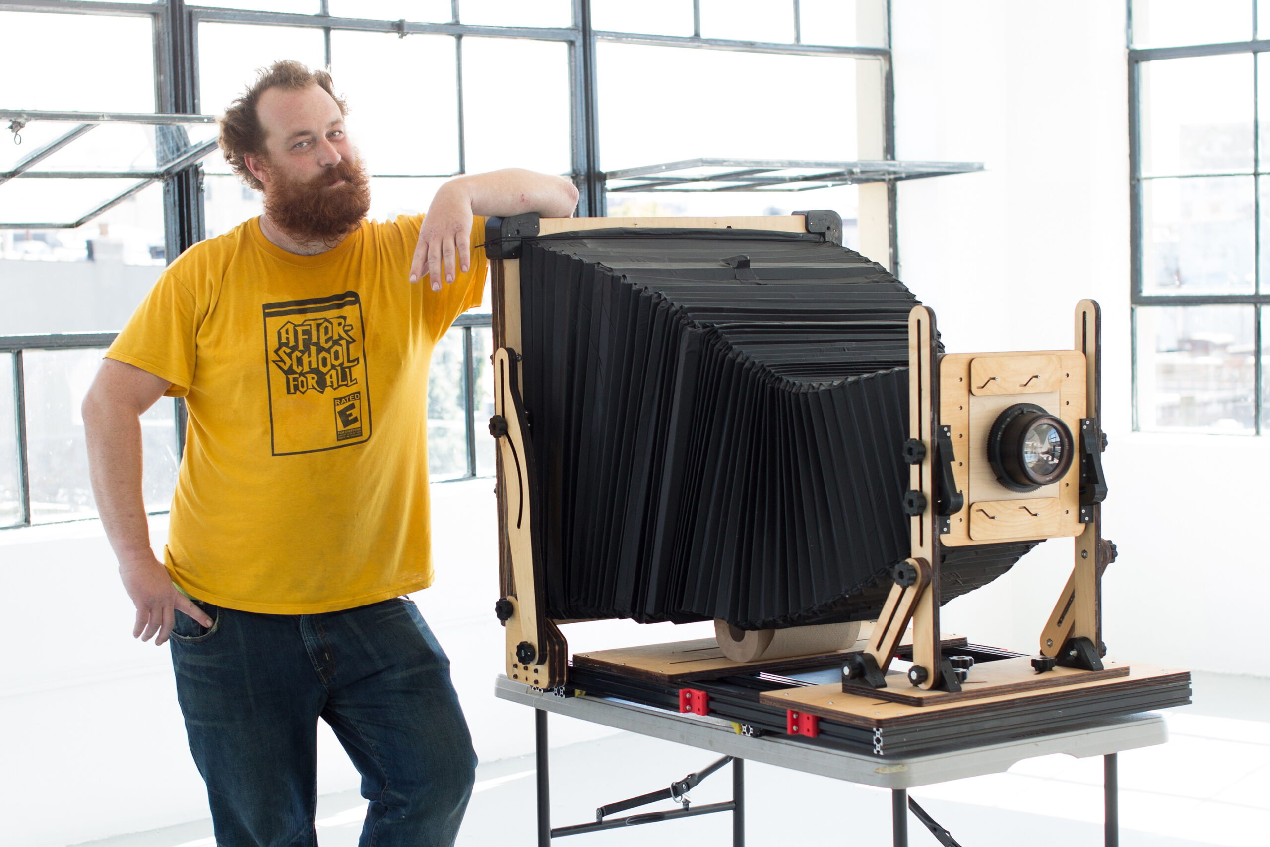 Ethan Moses built a massive 20×24 instant camera, and he wants to shoot your portrait