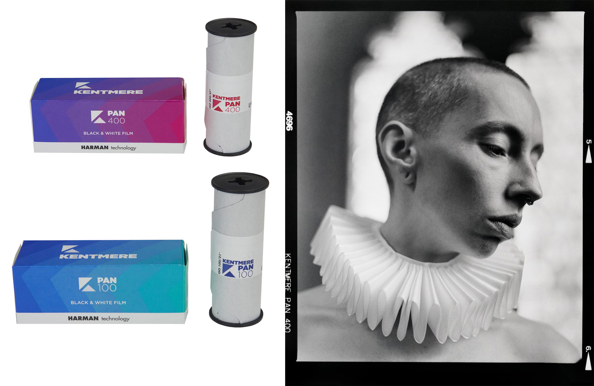 Kentmere Pan 100 and 400 affordable black-and-white films now come in medium format