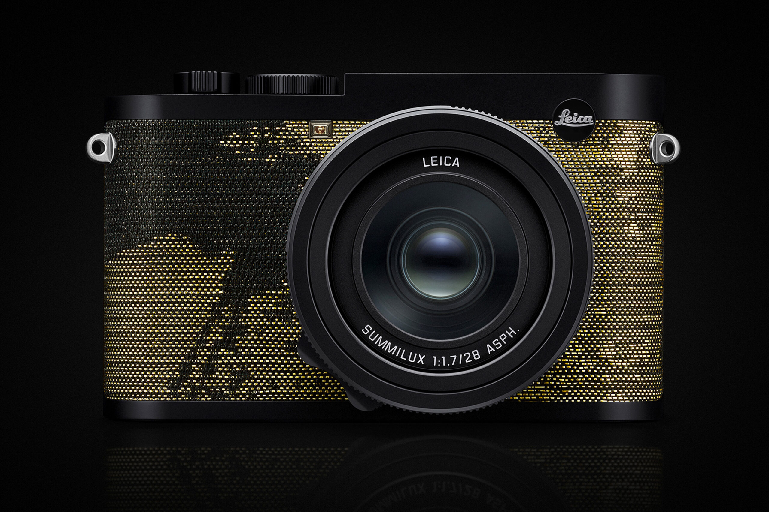 The latest limited-edition Leica Q2 comes wrapped in ‘iridescent’ black & gold fabric