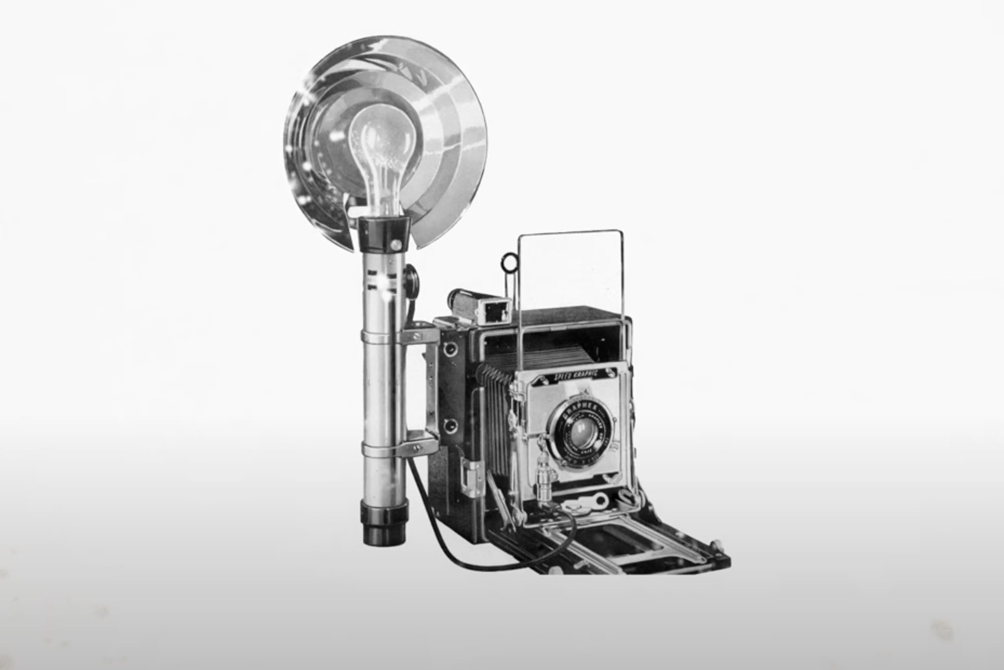 Graflex camera nd flash handle