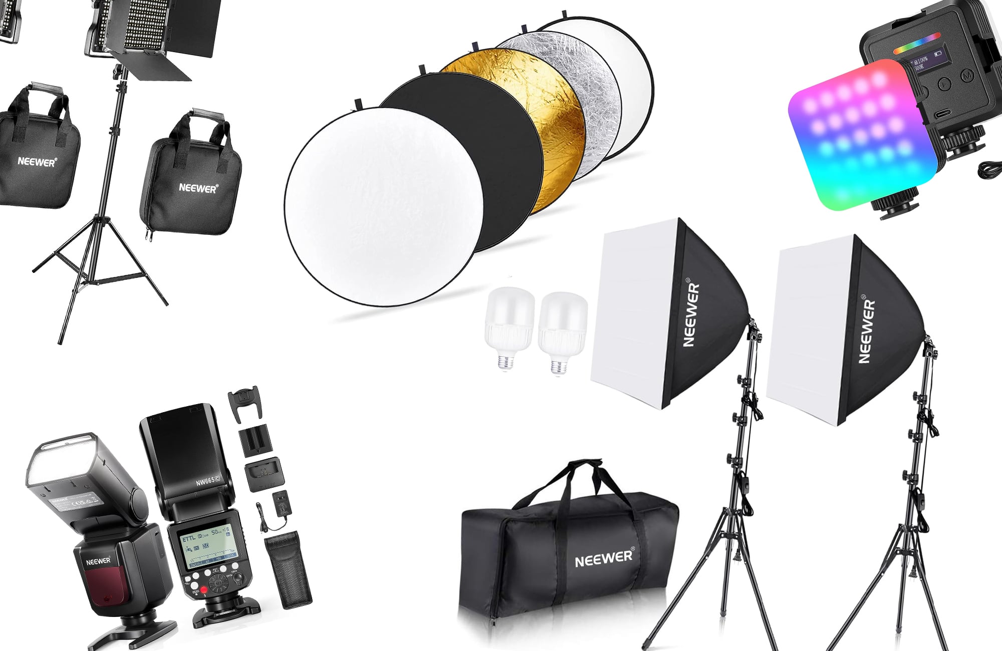 Save up to 39 percent on Neewer photo and video lighting gear at Amazon