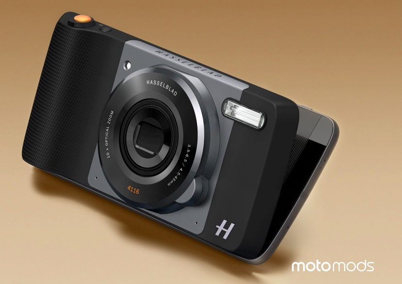 The Motorola Moto Z Smartphone Has a 10X Optical Zoom Camera Add-on Made With Hasselblad